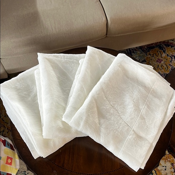 DKNY Gauzy White Curtain Panels - Picture 1 of 3